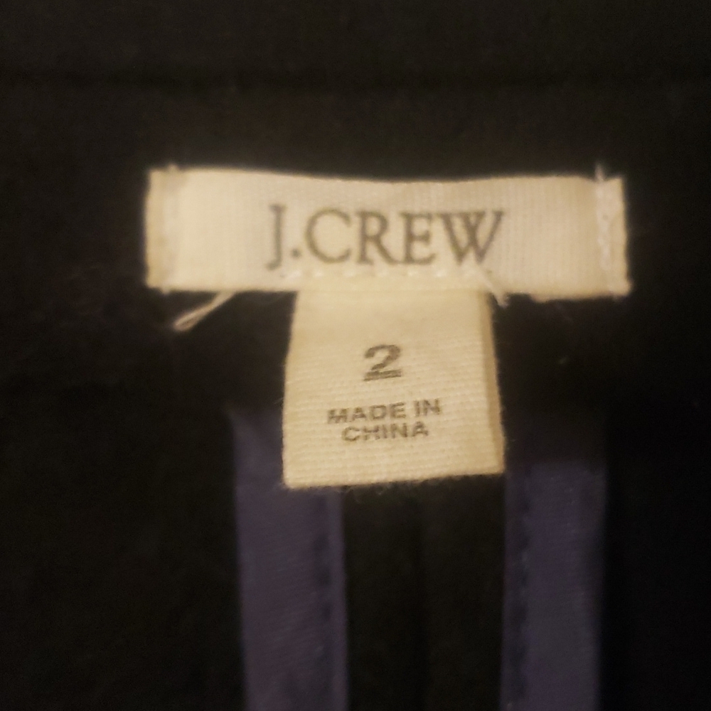 J.Crew Black Tailored Blazer Workwear Academia - Picture 4 of 6